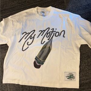 White Graphic Short Sleeve Tee